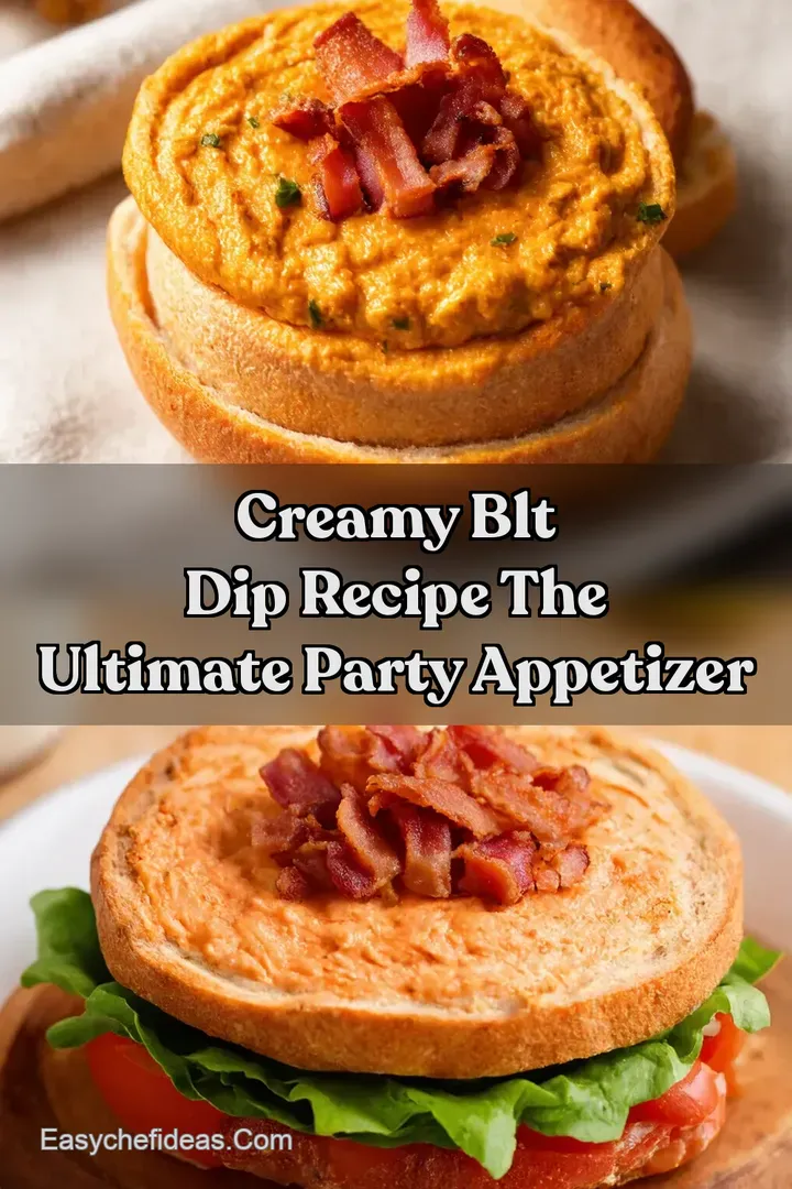 Creamy BLT Dip Recipe The Ultimate Party Appetizer