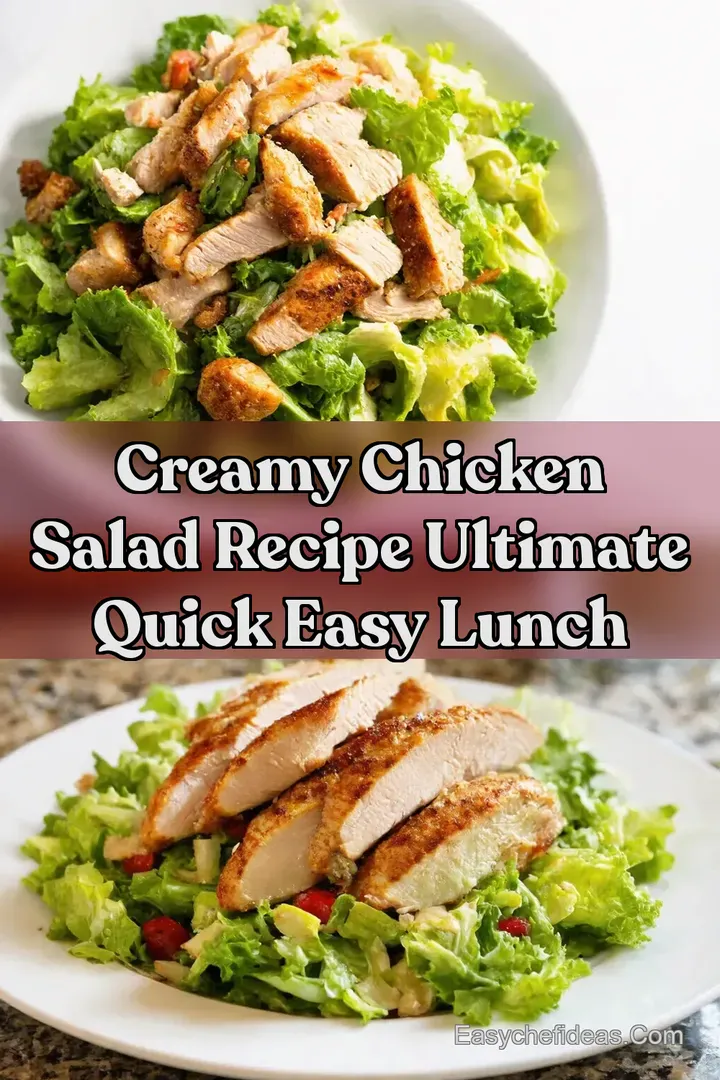 Creamy Chicken Salad Recipe Ultimate Quick Easy Lunch