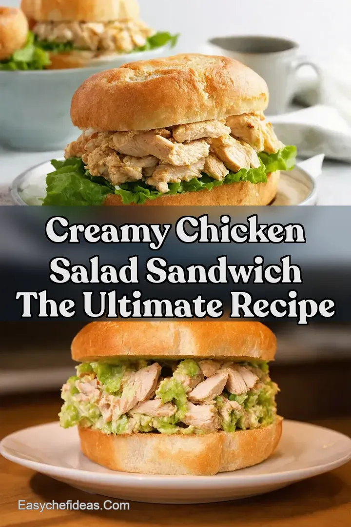 Creamy Chicken Salad Sandwich The Ultimate Recipe