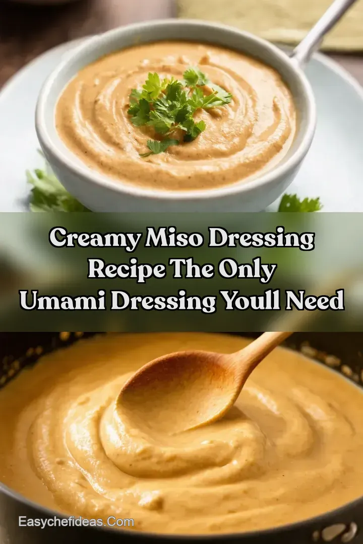 Creamy Miso Dressing Recipe The Only Umami Dressing Youll Need
