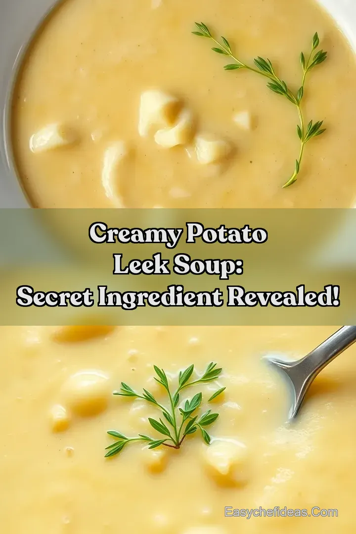 Creamy Potato Leek Soup: Secret Ingredient Revealed!