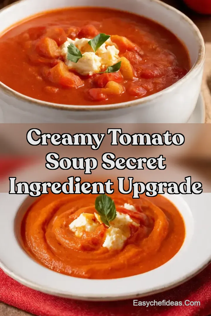 Creamy Tomato Soup Secret Ingredient Upgrade