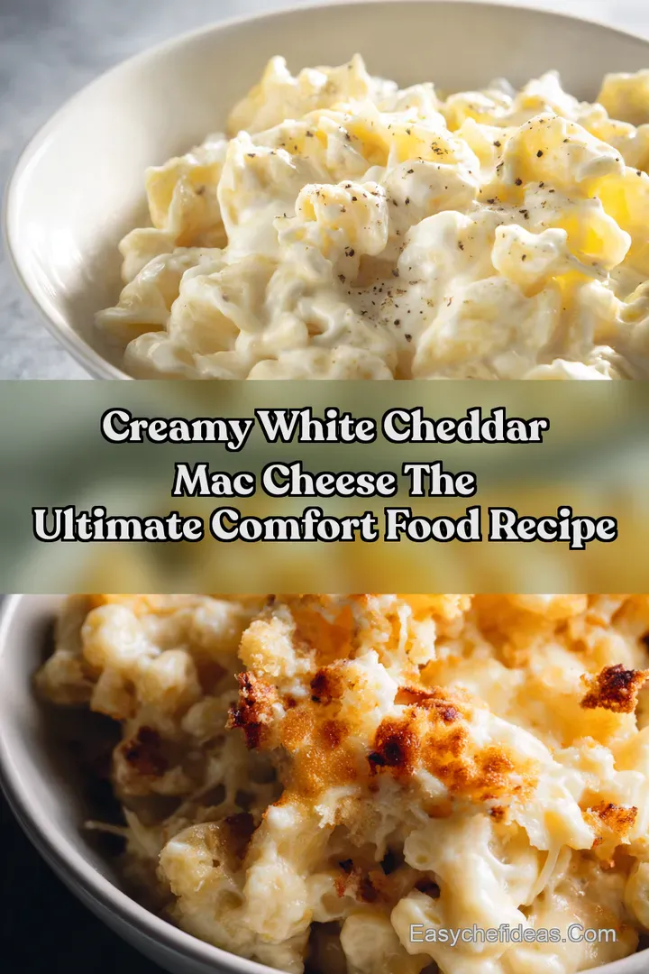 Creamy White Cheddar Mac Cheese The Ultimate Comfort Food Recipe