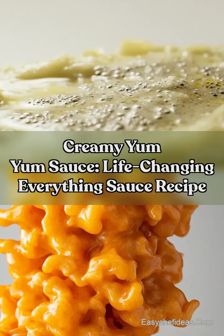Creamy Yum Yum Sauce: Life-Changing Everything Sauce Recipe