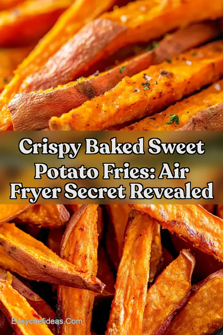 Crispy Baked Sweet Potato Fries: Air Fryer Secret Revealed