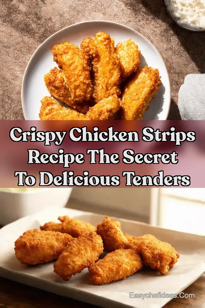 Crispy Chicken Strips Recipe The Secret To Delicious Tenders