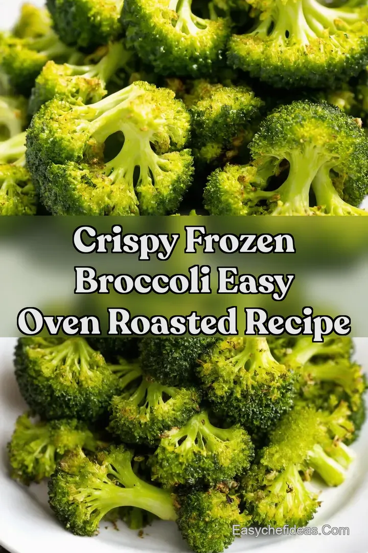 Crispy Frozen Broccoli Easy Oven Roasted Recipe