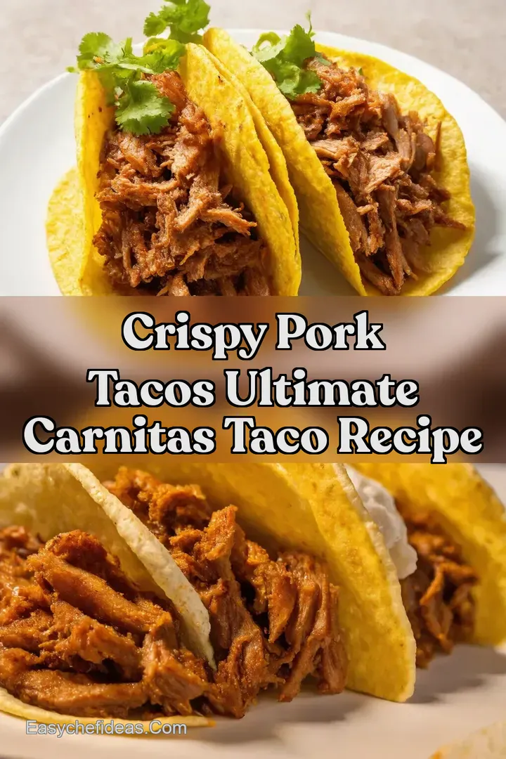 Crispy Pork Tacos Ultimate Carnitas Taco Recipe