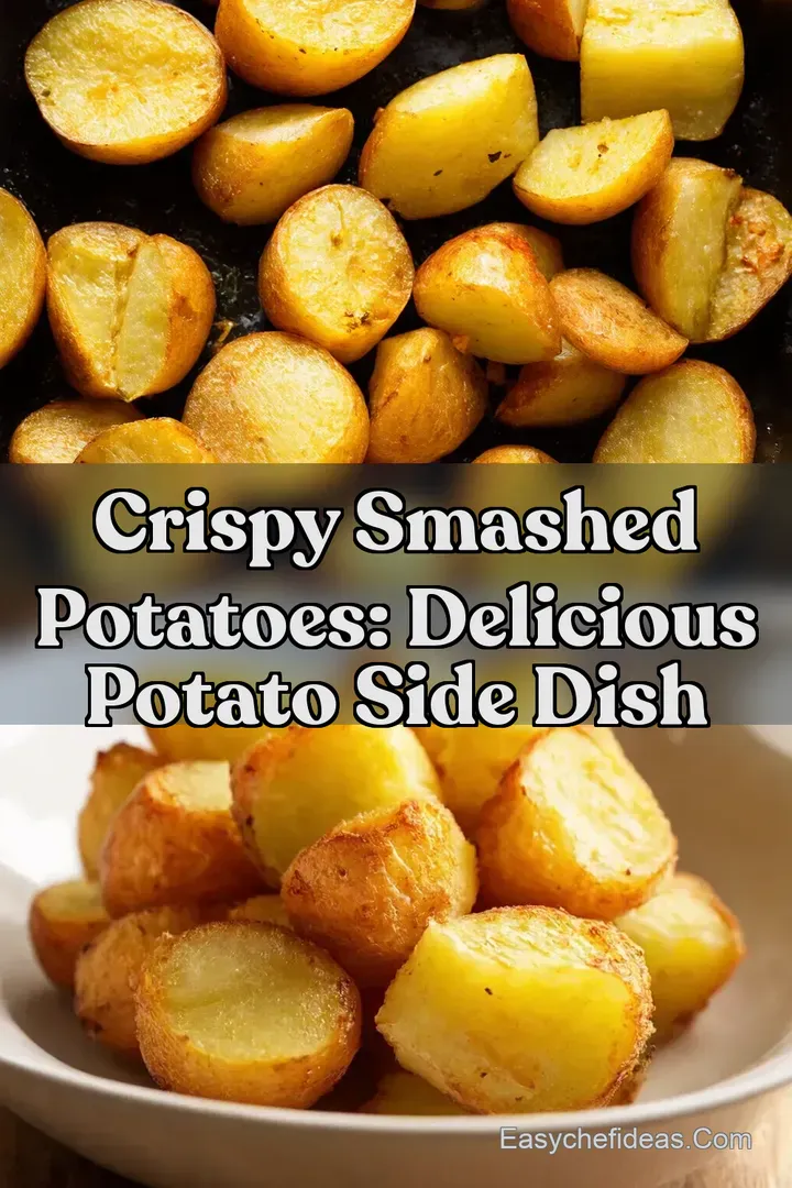Crispy Smashed Potatoes: Delicious Potato Side Dish