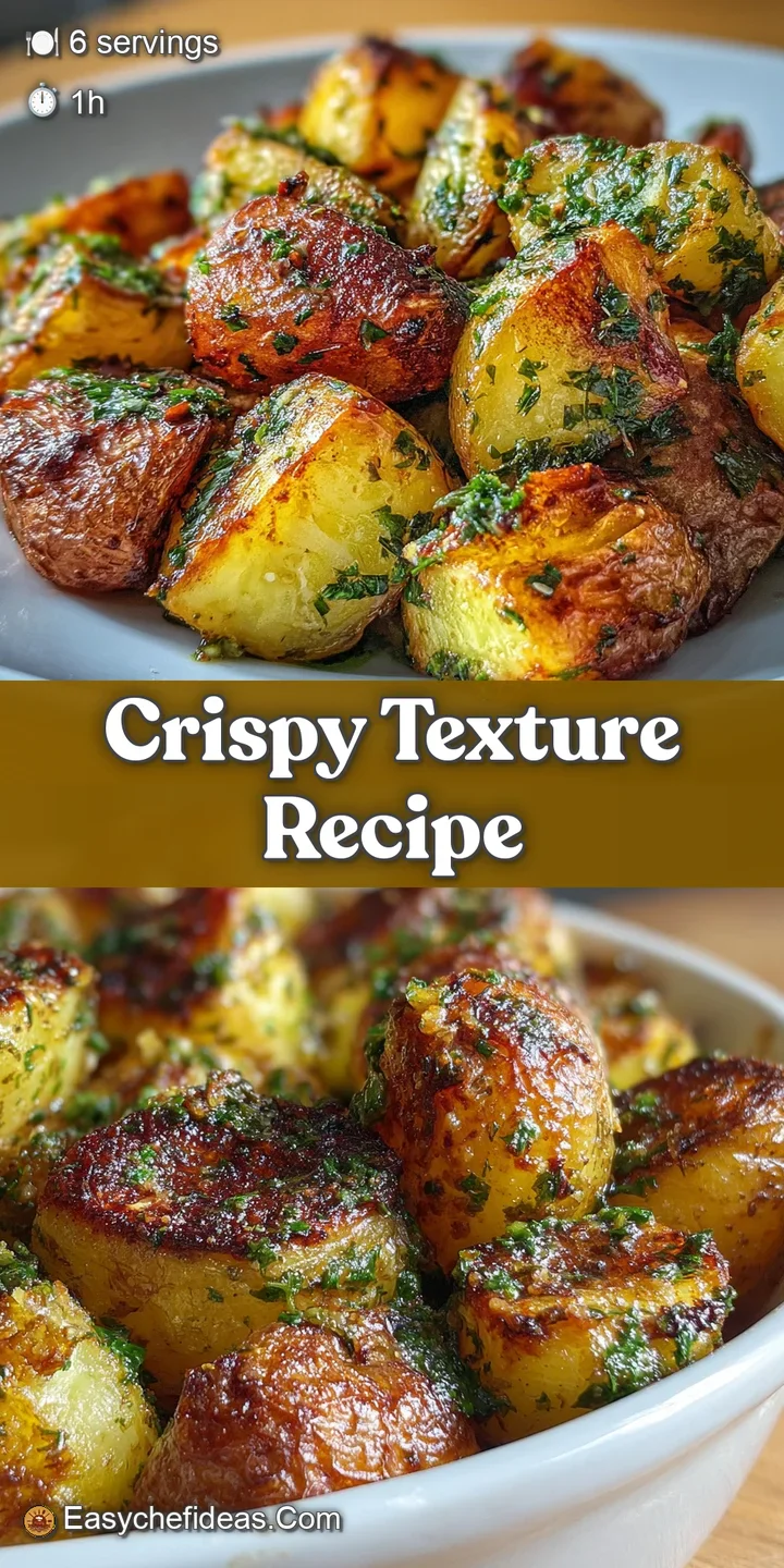 Close-up of crispy, golden-brown roast potato, revealing its fluffy interior. Steam rises, hinting at the warmth & delicio...