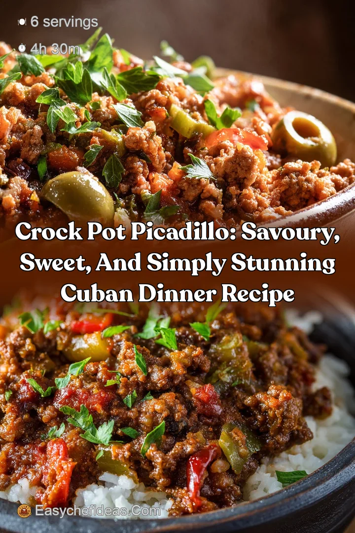 Crock Pot Picadillo: Savoury Sweet and Simply Stunning Cuban Dinner Recipe