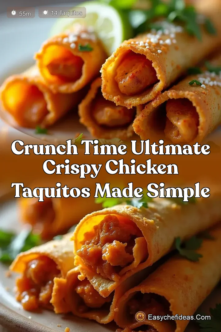 Crunch Time Ultimate Crispy Chicken Taquitos Made Simple