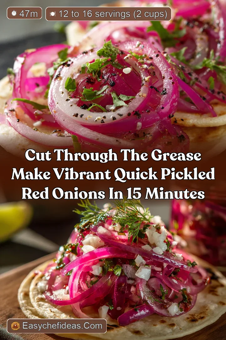 Cut Through the Grease Make Vibrant Quick Pickled Red Onions in 15 Minutes