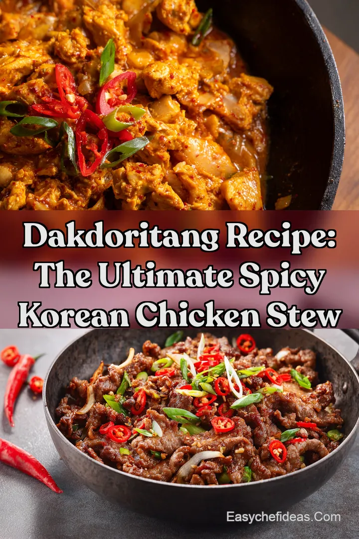 Dakdoritang Recipe: The Ultimate Spicy Korean Chicken Stew
