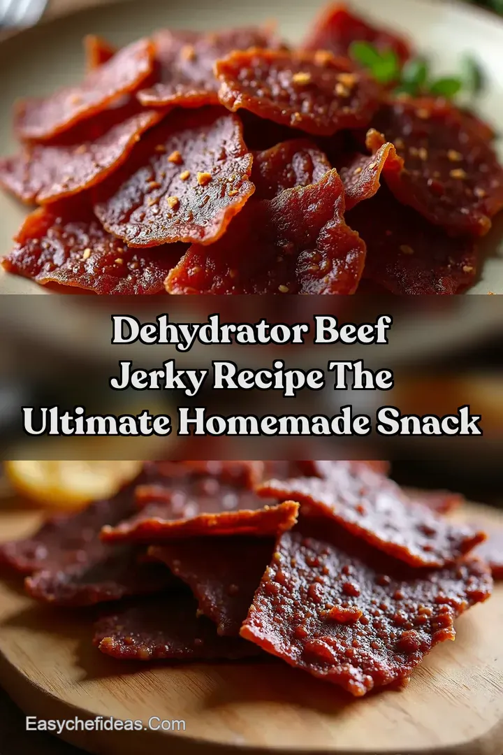 Dehydrator Beef Jerky Recipe The Ultimate Homemade Snack