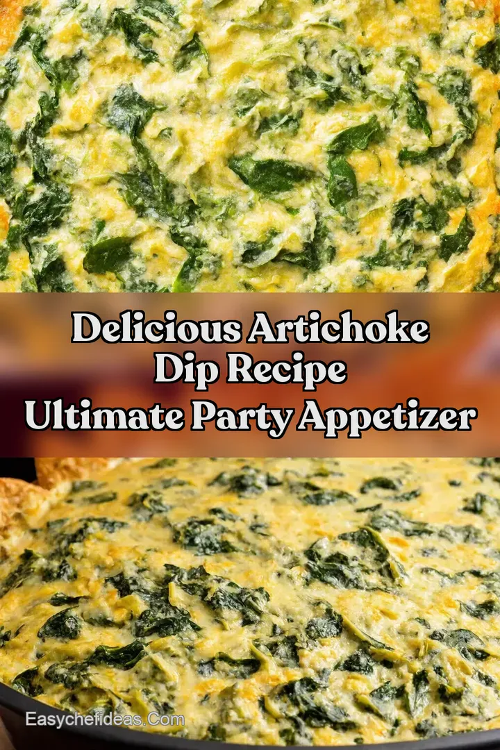 Delicious Artichoke Dip Recipe Ultimate Party Appetizer