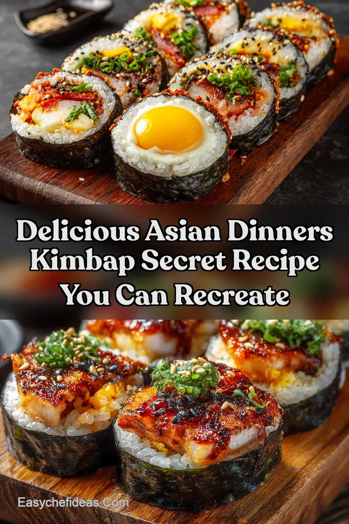 Delicious Asian Dinners Kimbap Secret Recipe You Can Recreate