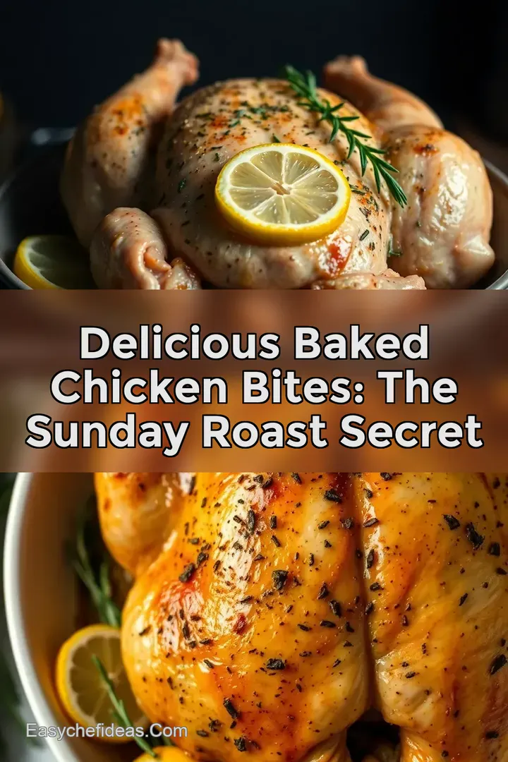 Delicious Baked Chicken Bites: The Sunday Roast Secret