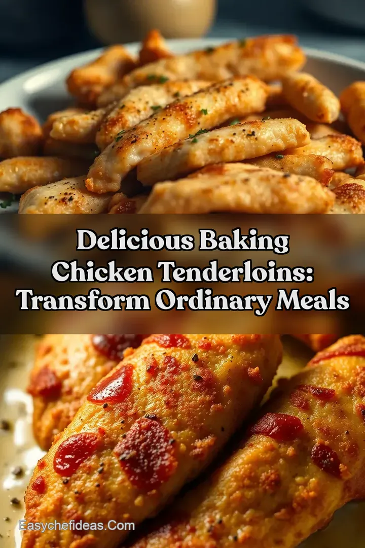 Delicious Baking Chicken Tenderloins: Transform Ordinary Meals