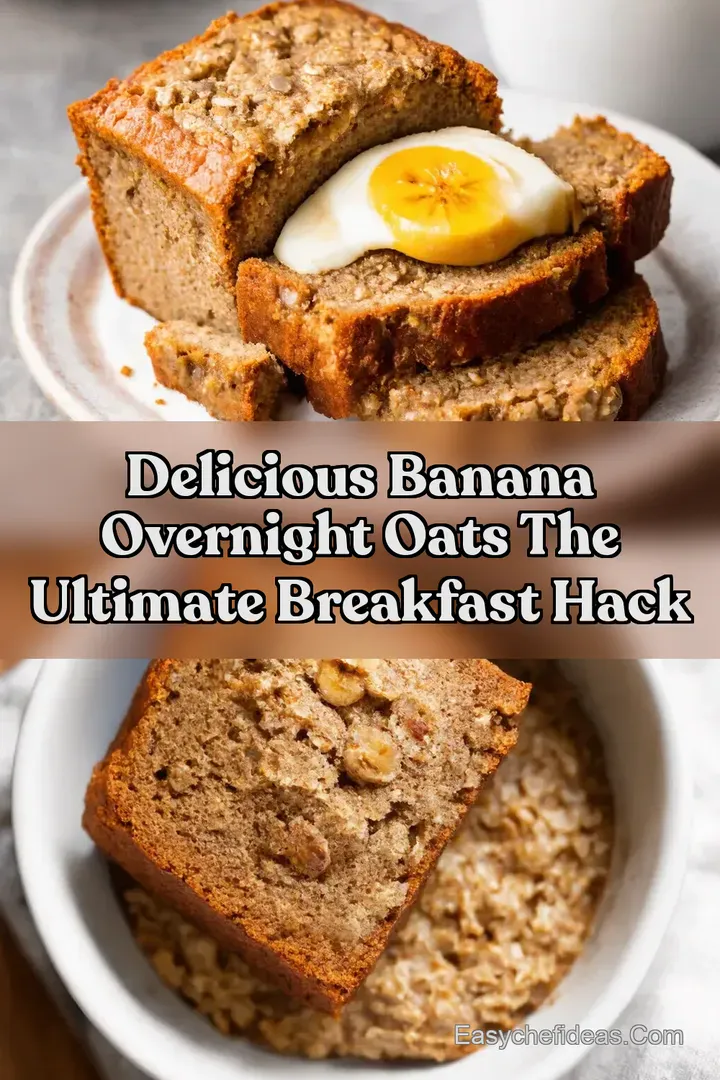 Delicious Banana Overnight Oats The Ultimate Breakfast Hack