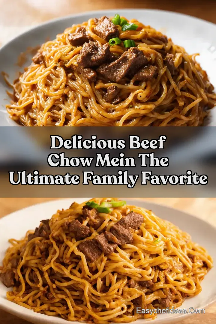 Delicious Beef Chow Mein The Ultimate Family Favorite