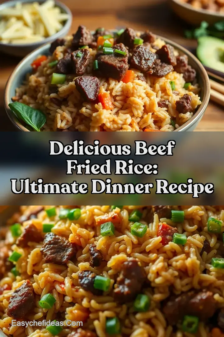 Delicious Beef Fried Rice: Ultimate Dinner Recipe