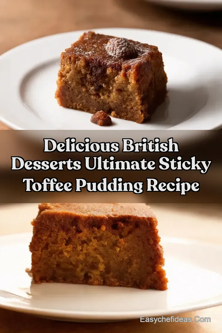 Delicious British Desserts Ultimate Sticky Toffee Pudding Recipe
