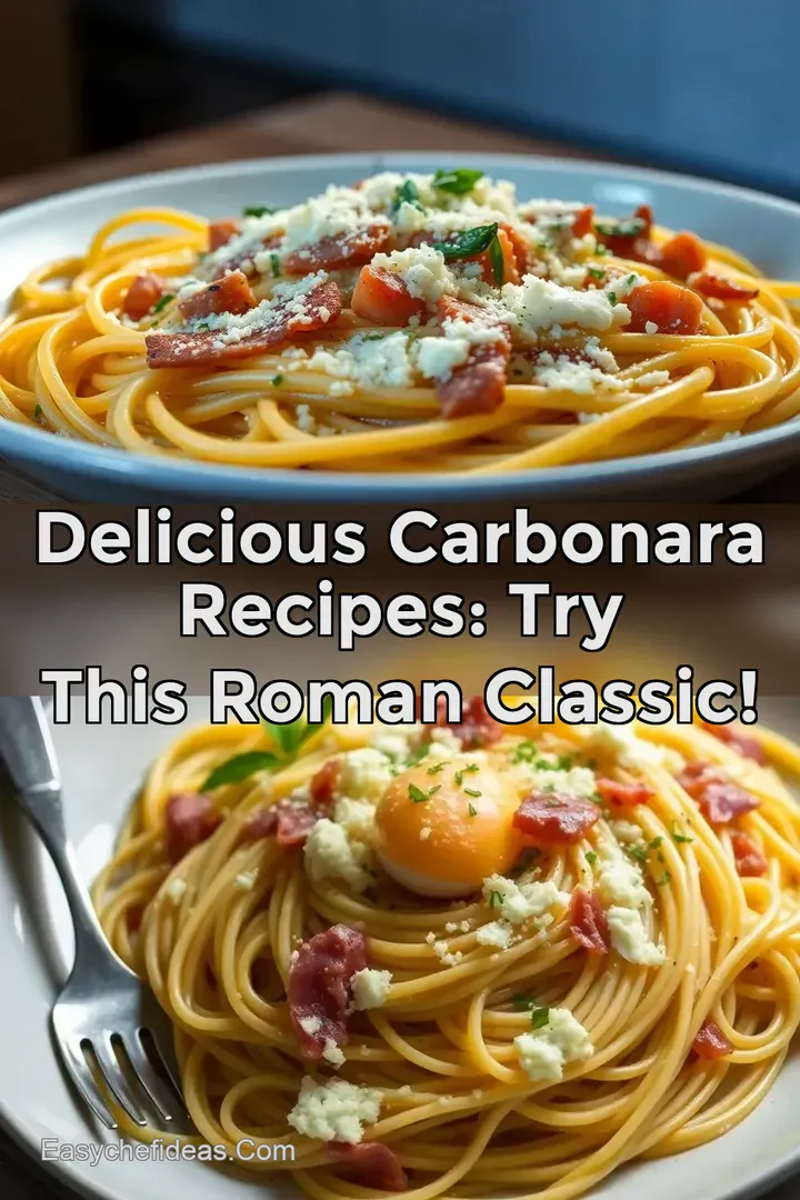 Delicious Carbonara Recipes: Try This Roman Classic!