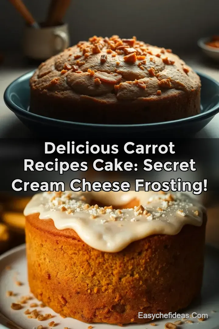 Delicious Carrot Recipes Cake: Secret Cream Cheese Frosting!