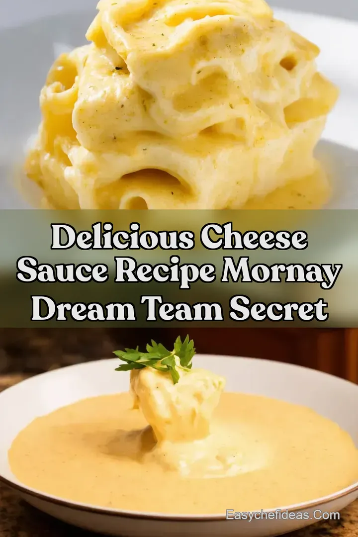 Delicious Cheese Sauce Recipe Mornay Dream Team Secret