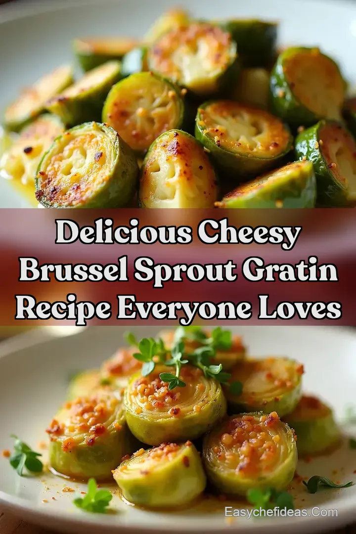 Delicious Cheesy Brussel Sprout Gratin Recipe Everyone Loves
