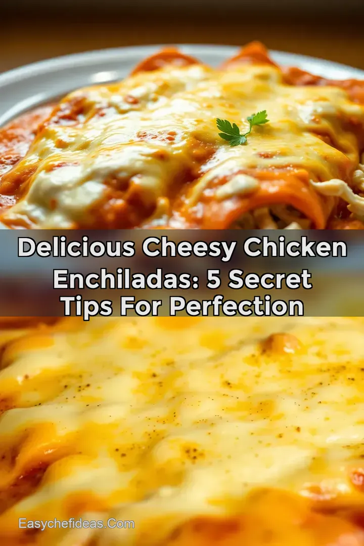 Delicious Cheesy Chicken Enchiladas: 5 Secret Tips for Perfection