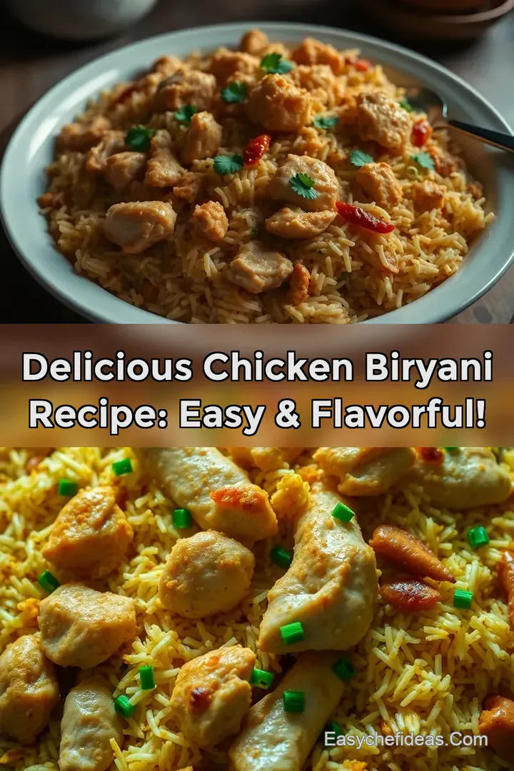 Delicious Chicken Biryani Recipe: Easy & Flavorful!