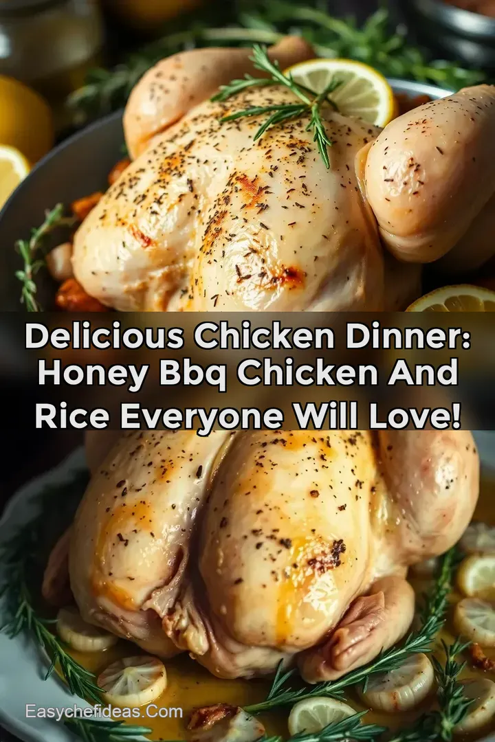 Delicious Chicken Dinner: Honey BBQ Chicken And Rice Everyone Will Love!