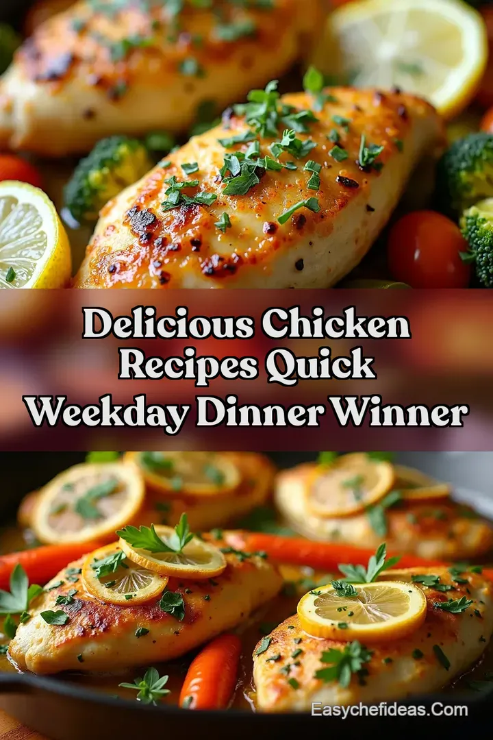 Delicious Chicken Recipes Quick Weekday Dinner Winner