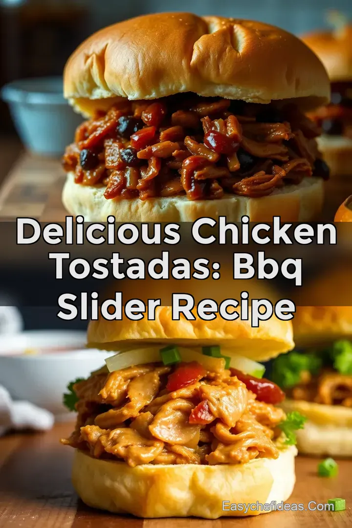 Delicious Chicken Tostadas: BBQ Slider Recipe