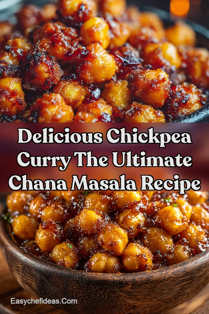 Delicious Chickpea Curry The Ultimate Chana Masala Recipe