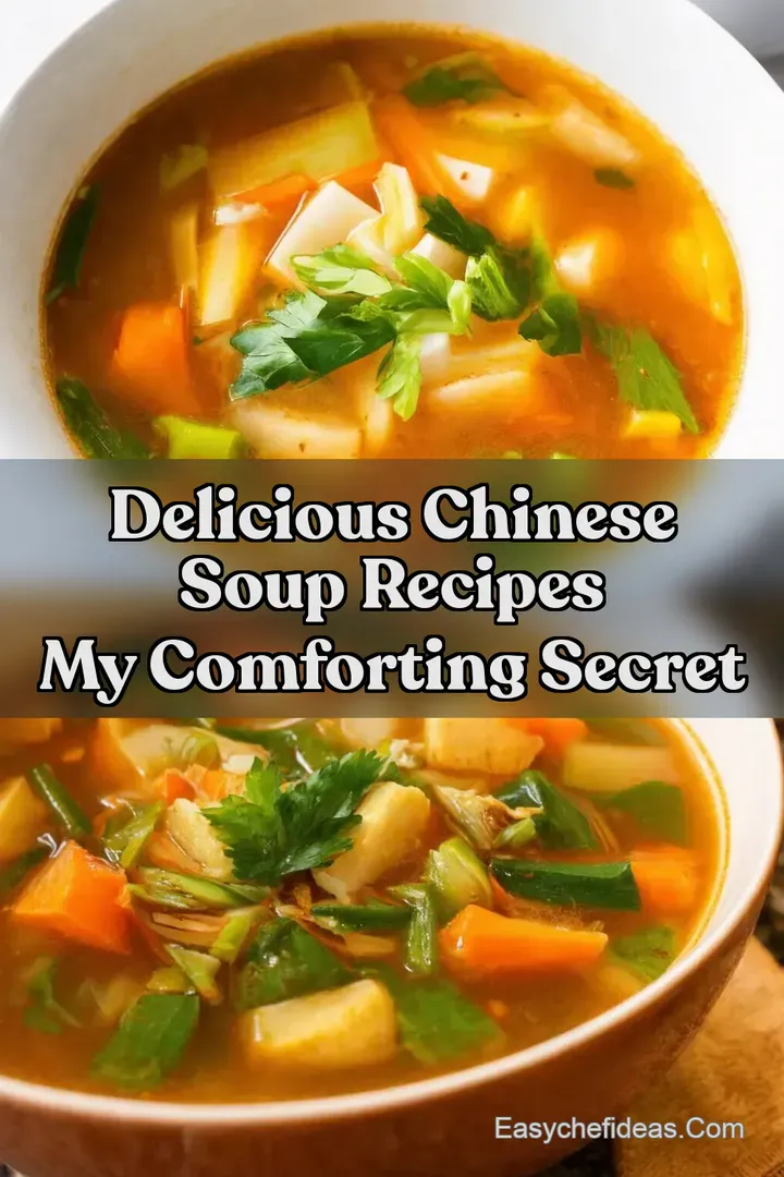 Delicious Chinese Soup Recipes My Comforting Secret