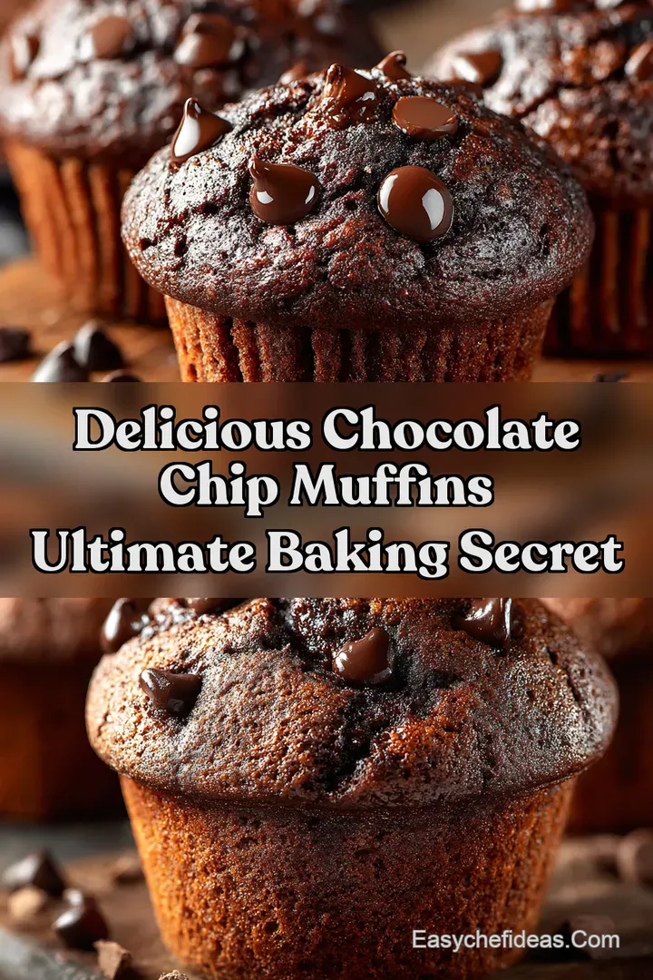 Delicious Chocolate Chip Muffins Ultimate Baking Secret