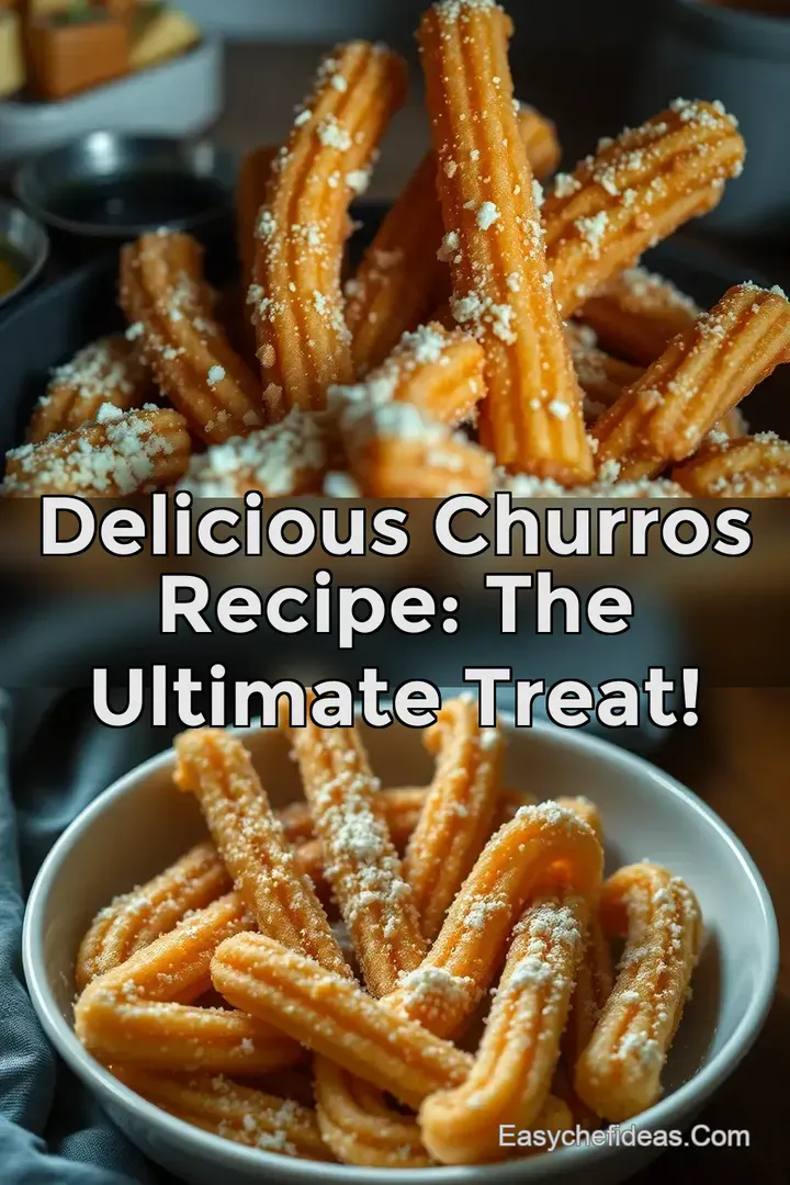 Delicious Churros Recipe: The Ultimate Treat!