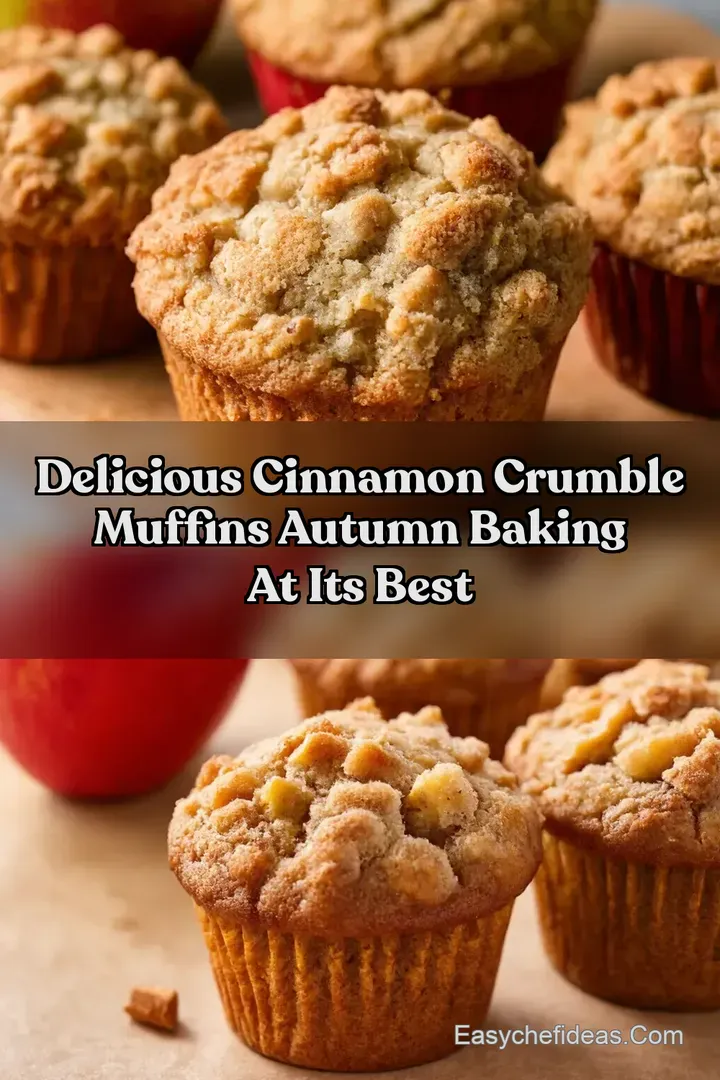 Delicious Cinnamon Crumble Muffins Autumn Baking At Its Best