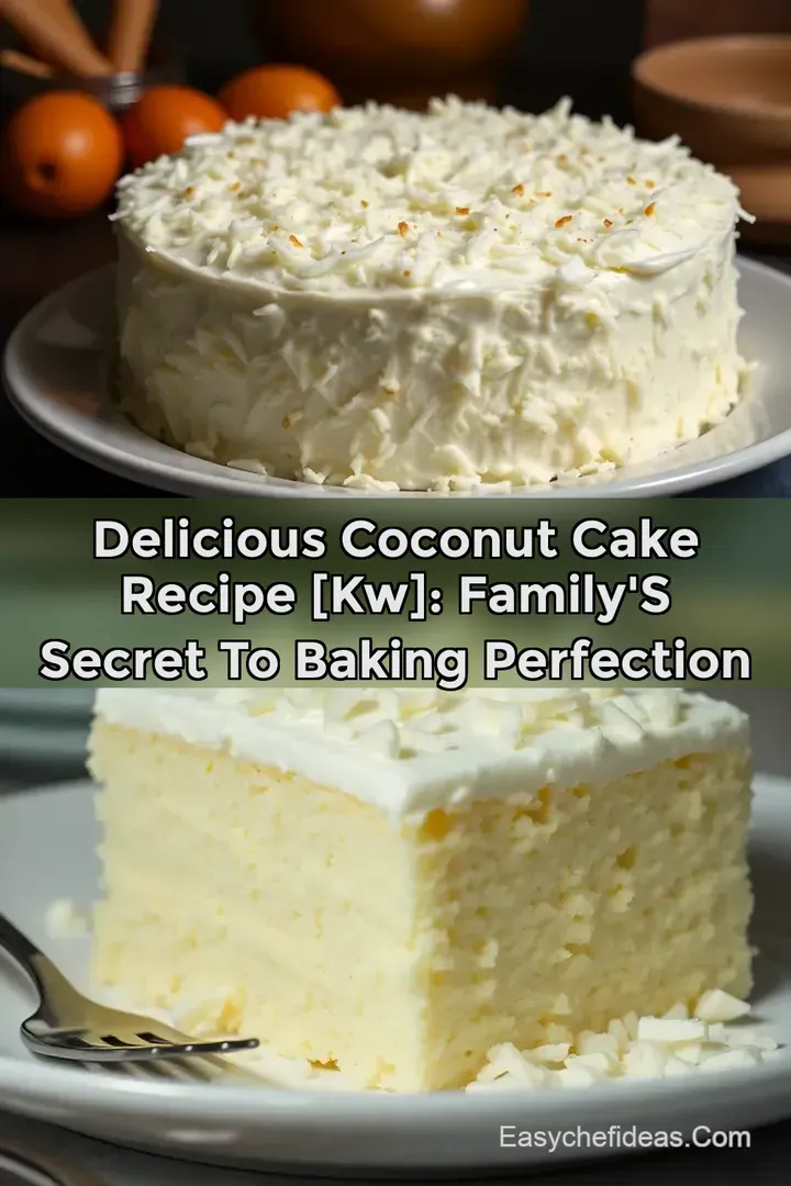 Delicious Coconut Cake Recipe [kw]: Family s Secret To Baking Perfection