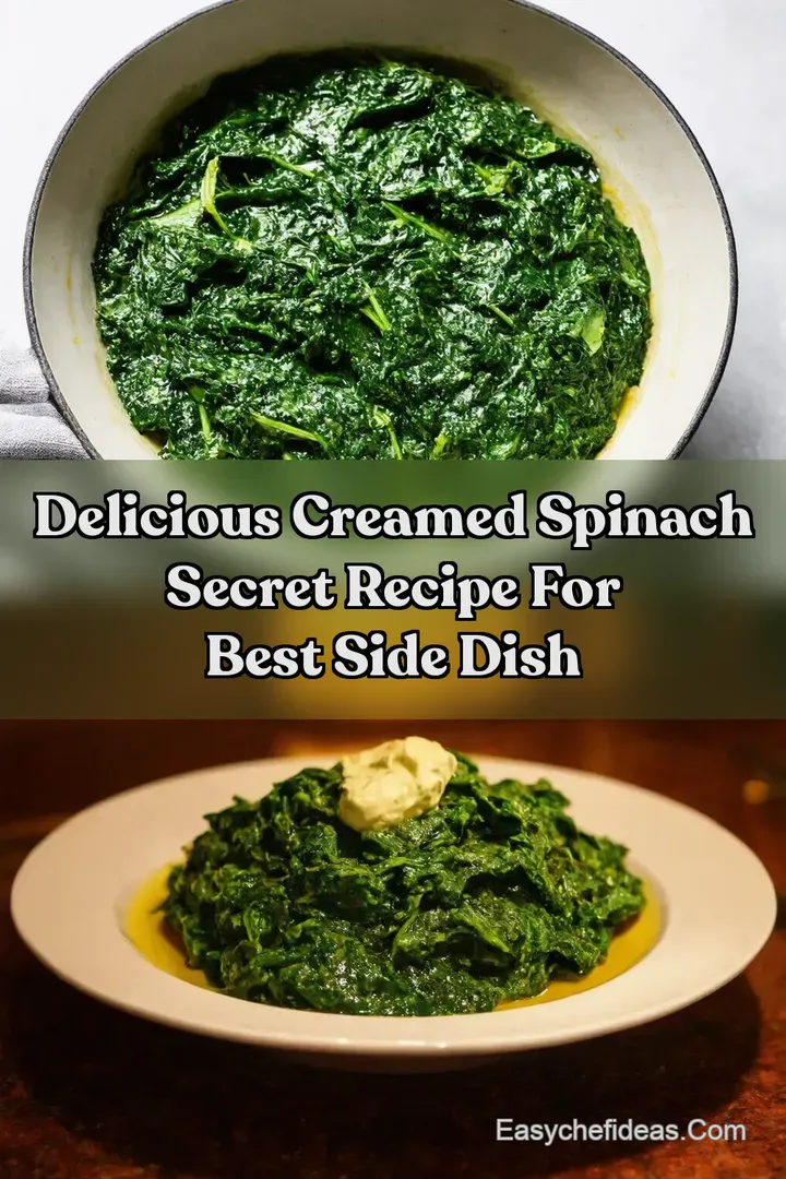 Delicious Creamed Spinach Secret Recipe for Best Side Dish