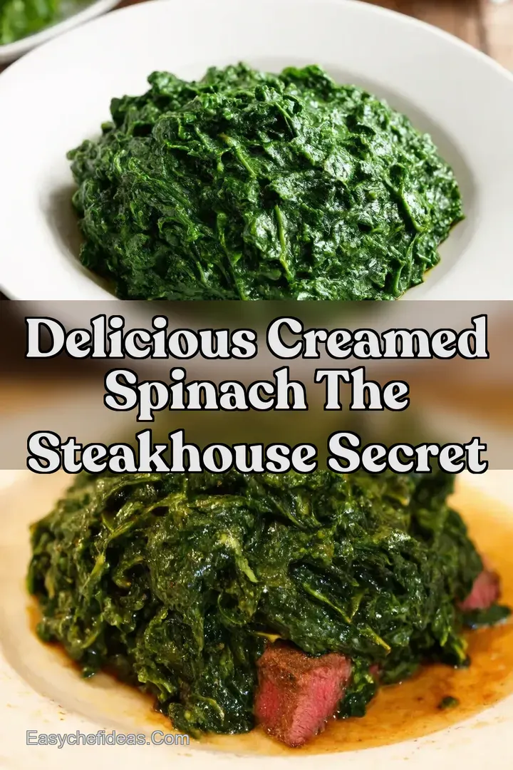 Delicious Creamed Spinach The Steakhouse Secret