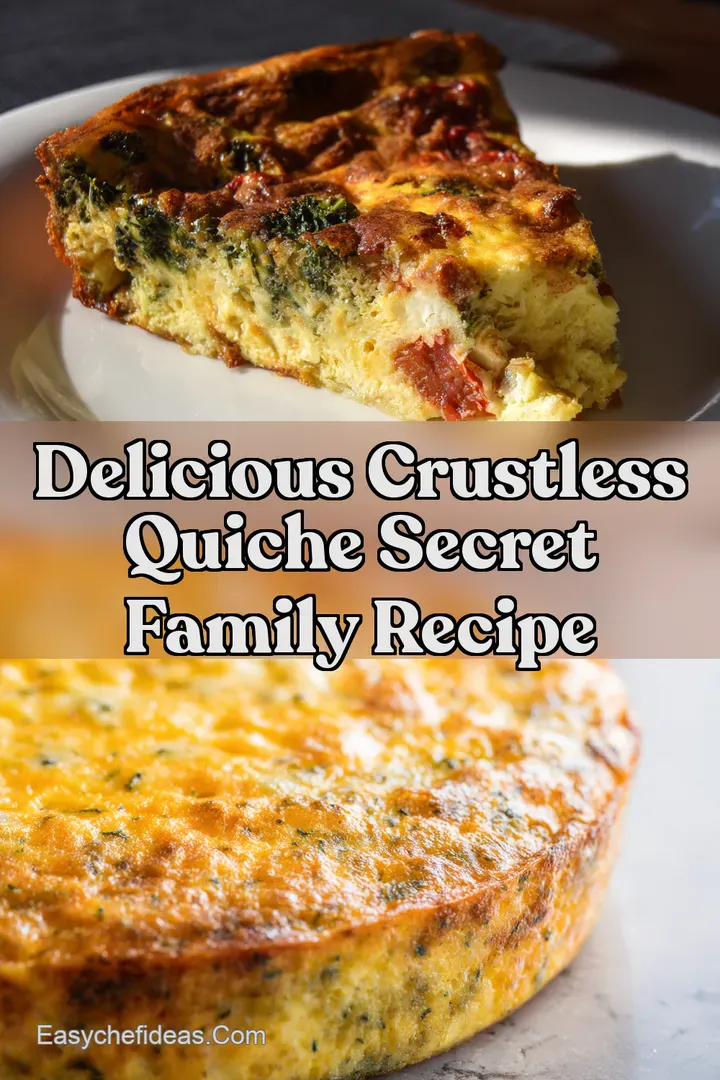 Delicious Crustless Quiche Secret Family Recipe