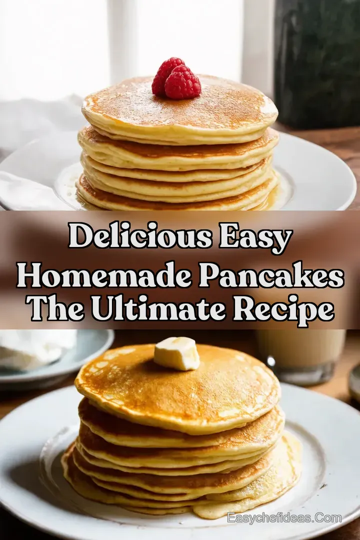 Delicious Easy Homemade Pancakes The Ultimate Recipe
