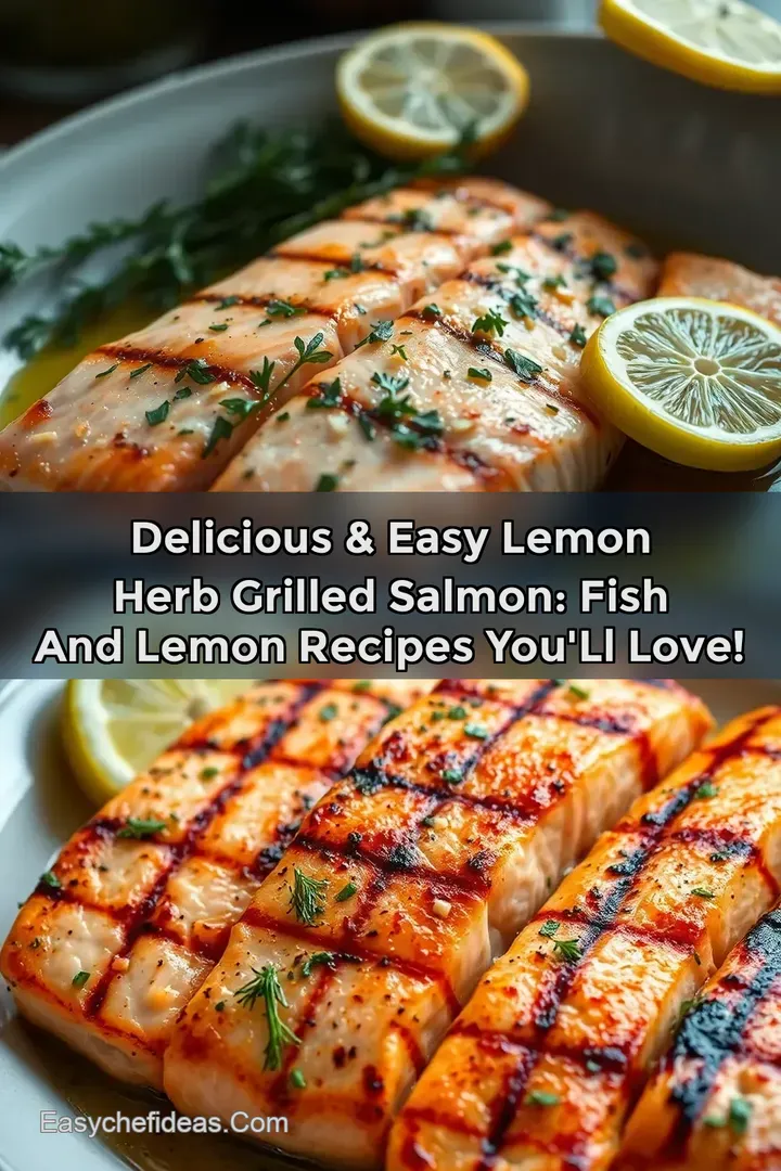 Delicious & Easy Lemon Herb Grilled Salmon: Fish and Lemon Recipes You ll Love!