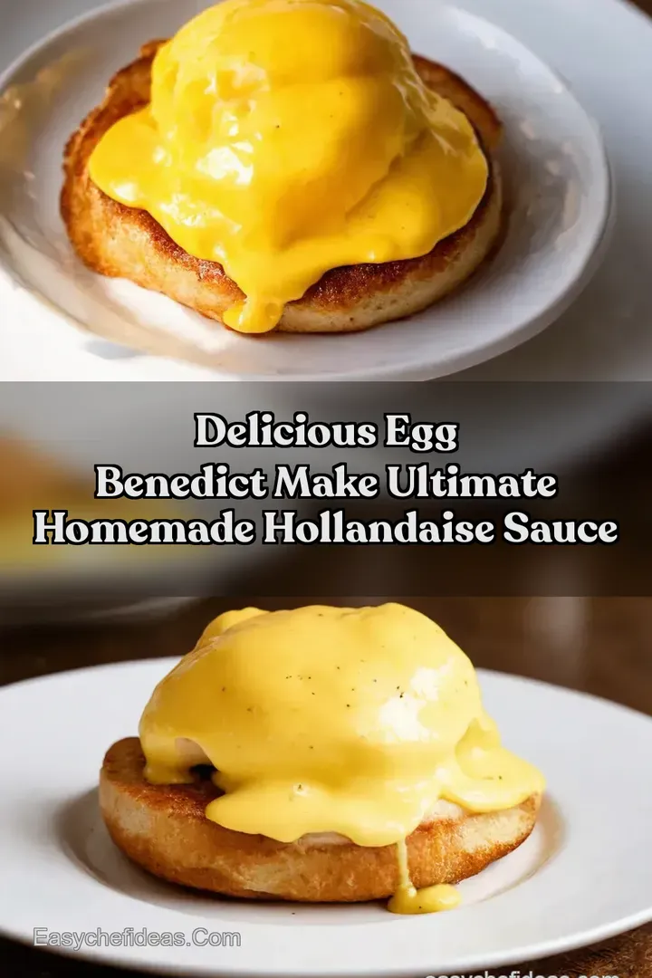 Delicious Egg Benedict Make Ultimate Homemade Hollandaise Sauce