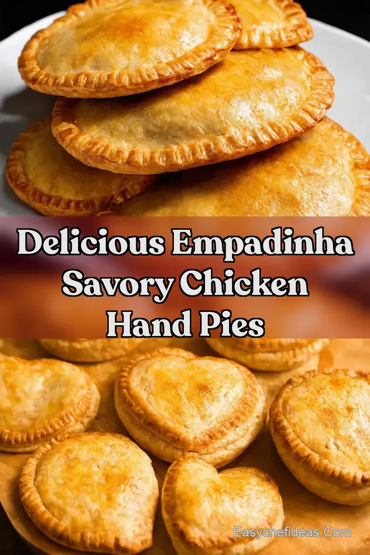 Delicious Empadinha Savory Chicken Hand Pies