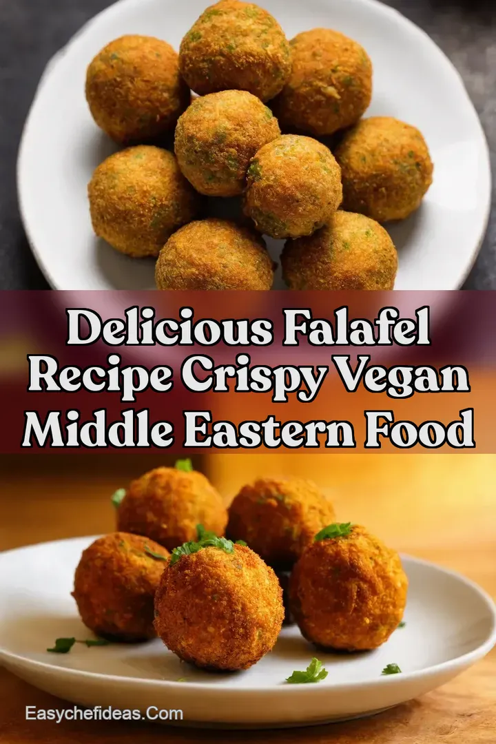 Delicious Falafel Recipe Crispy Vegan Middle Eastern Food